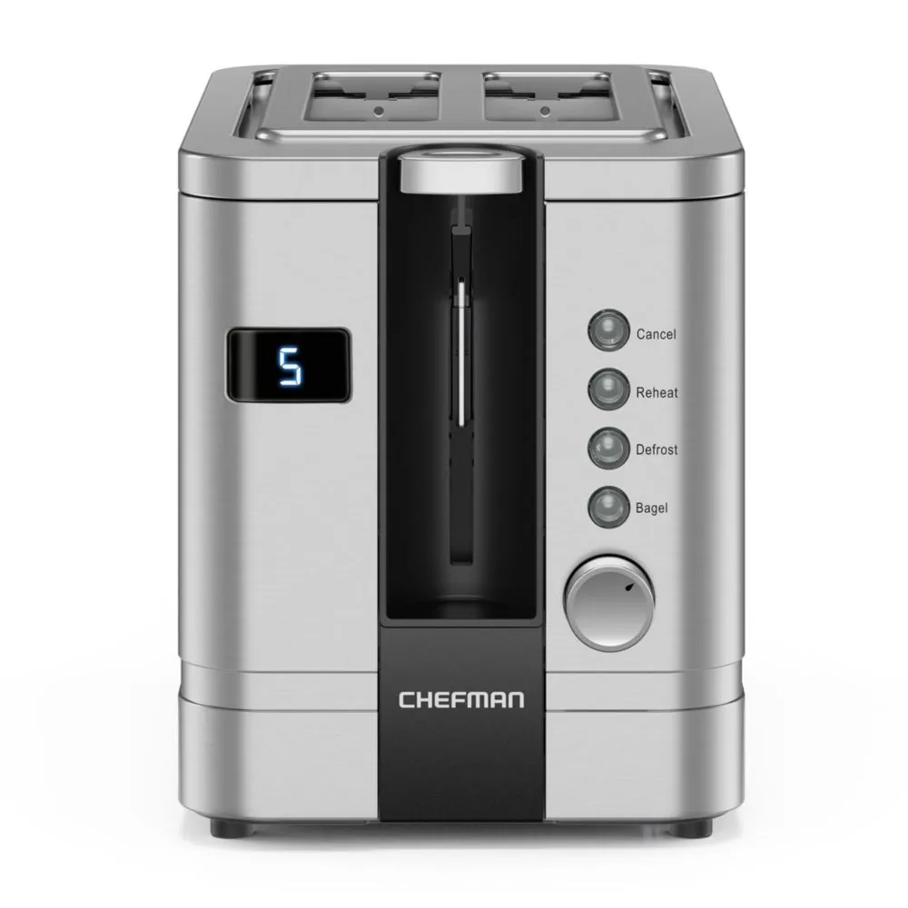 Chefman Tostador Digital De 2 Rebanadas