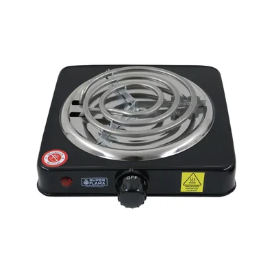 Parrilla de Mesa Eléctrica Super Flama 1R-T-N Negra