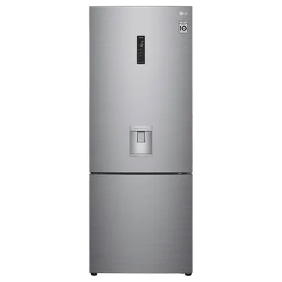 Refrigerador LG 17 Pies Bottom Mout GB45SPP Gris