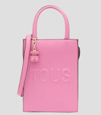 Bolso crossbody rosa Brenda con logotipo Mujer