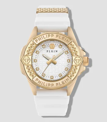 Reloj para Mujer The Skull Casual Blanco, Dorado