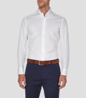 Camisa con rayas de manga larga Hombre