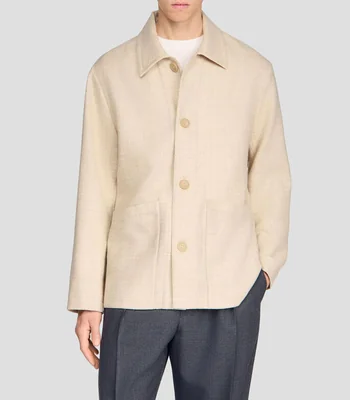 Sobrecamisa lisa Hombre