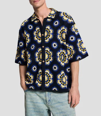 Camisa fantasía manga corta Hombre