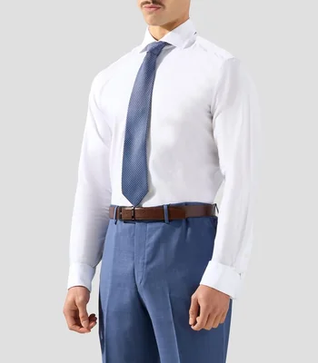 Camisa formal lisa manga larga Hombre