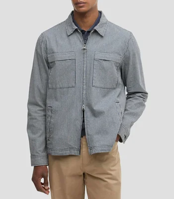 Sobrecamisa a cuadros manga larga Hombre