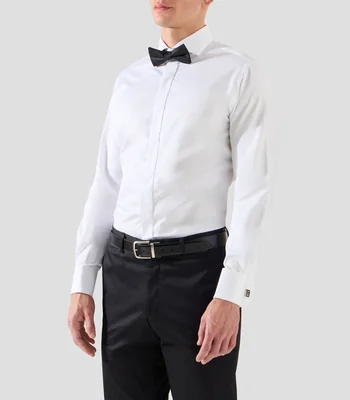 Camisa de vestir lisa con manga larga Verona Hombre