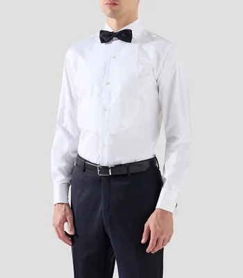 Camisa lisa manga larga Hombre