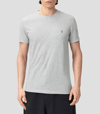 Set 3 Playeras cuello redondo manga corta lisas Hombre