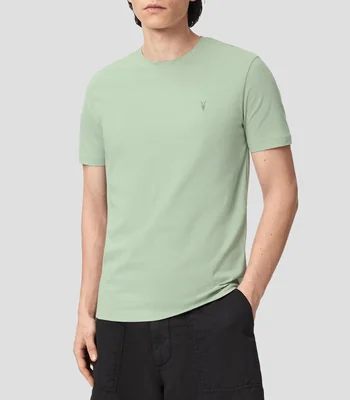 Playera cuello redondo manga corta lisa Hombre