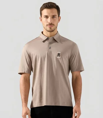 Playera tipo polo manga corta lisa Hombre