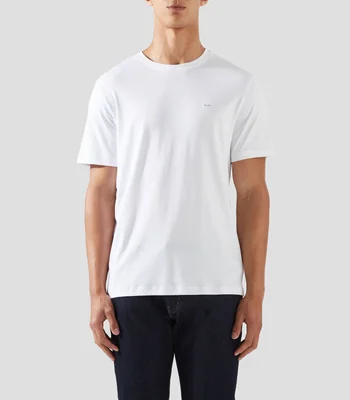 Playera sólida de manga corta Hombre