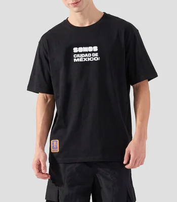 Playera Ciudad de México cuello redondo manga corta estampada Hombre