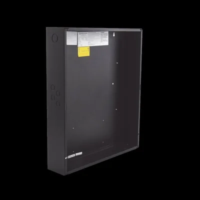 Gabinete metálico (backbox) de dos niveles para amplificadores y fuentes de alimentación / serie EQ ONYX de NOTIFIER / negro