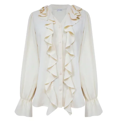 Blusa Romántica con Vuelos para Mujer City Femme