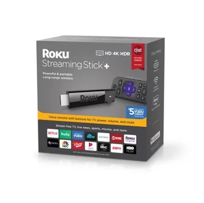 Dispositivo De Streaming Roku Streaming Stick+ Hd/4k/hdr Con Conexión Inalámbrica De Larga Alcance - Venta Internacional.