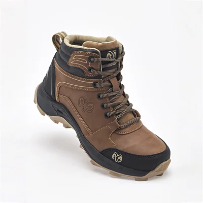 ZAPATO INDUSTRIAL Ram HOMBRE EN COLOR CAMEL NEGRO 9531