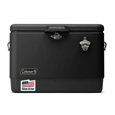Coleman Ice Chest | Hielera de Acero con cinturón de 51 l.