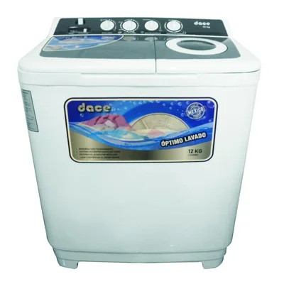 Lavadora de 2 Tinas Dace LS1208G 12Kg Blanca