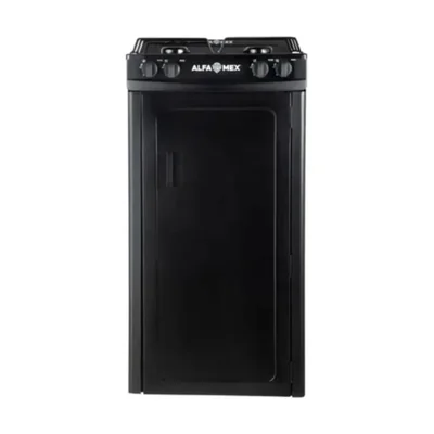Parrilla de Gas con Gabinete Alfamex 4 Quemadores Negra 211