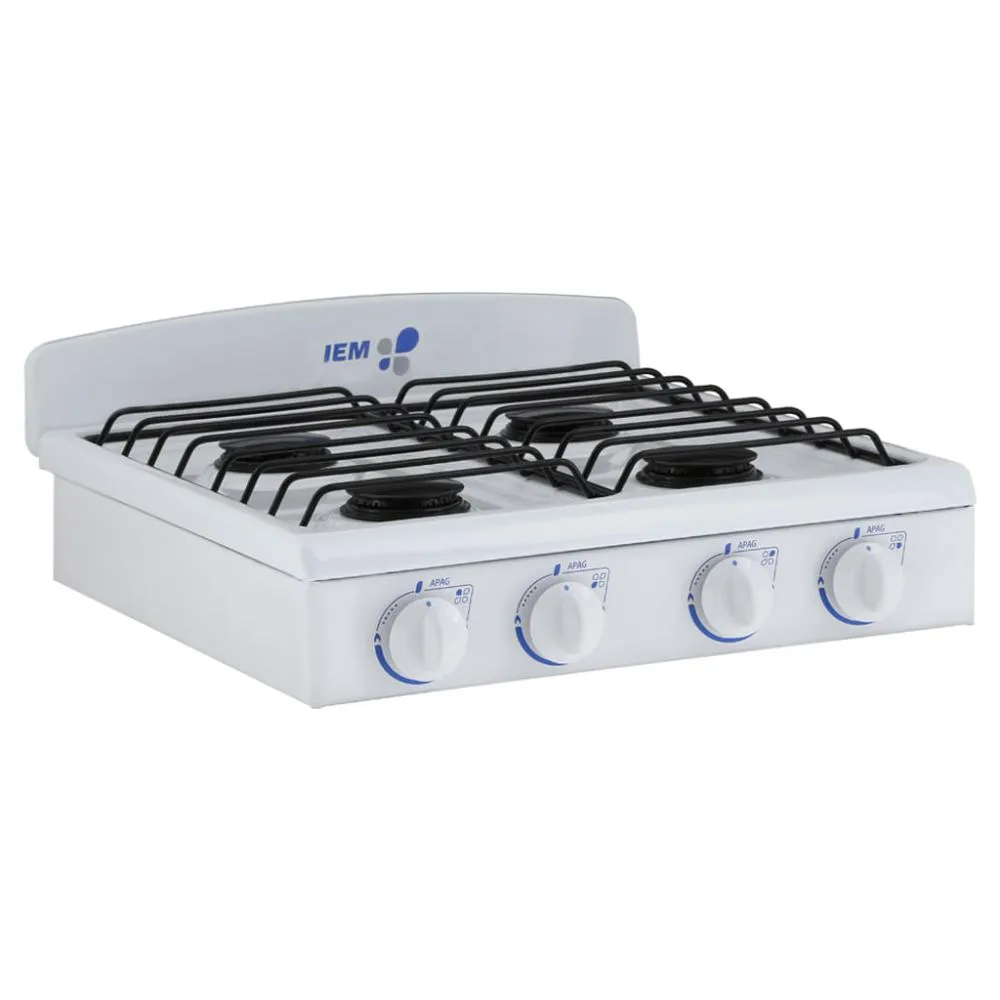 Parrilla Sobrepuesta A Gas IEM 51 cm Blanca PSI51BB0