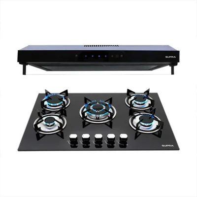 Supra Combo parrilla 5Q y campana 60cm CAPPERI