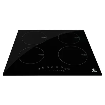 Parrilla de inducción SUPRA 4Q-IN con cristal templado color negro