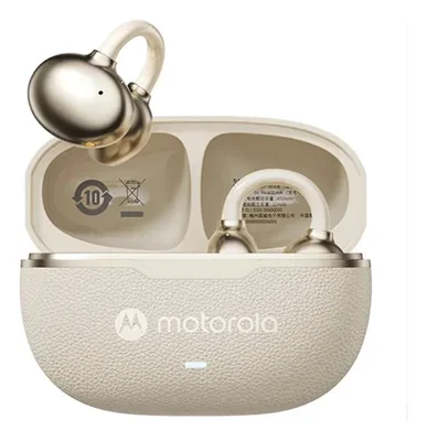 Audífonos Motorola Moto C40 Clip-on Blancos, Inalámbricos con Bluetooth y Micrófono