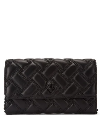 Cartera en Piel Capitonada Mujer