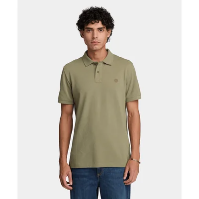 Polo de manga corta Oyster River para hombre, Verde