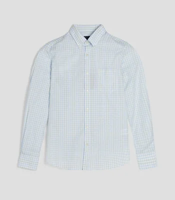 Camisa cuadros manga larga Hombre
