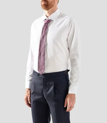 Camisa lisa manga larga Hombre