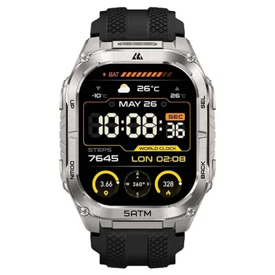 Smartwatch KOSPET KOSPET TANK M4C tmko-007 - Negro, 10 días, Resistente al agua