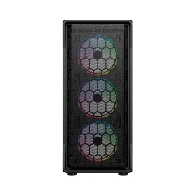 Gabinete Gamer Media Torre ATX DRAGONFLY HEX GM560 Factor: ATX - Micro Atx - Mini ITX