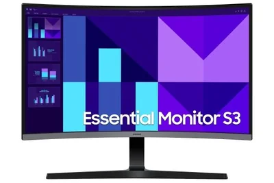 Monitor Curvo 27 pulgadas Essential S3 - S39GD, FHD, 100Hz, 4ms, LS27D390GALXZX