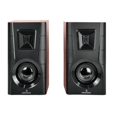 Bocinas para Computadora Acabado de madera Sonido 2.0 Meridian | PERFECT CHOICE -