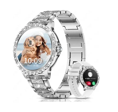 Reloj Inteligente Diamond Band BW1845 Plateado Milanés Acero PLATA