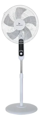 Ventilador De Pedestal 16" Blanco Con Oscilación 120° Masterfan VIAPPEBL16