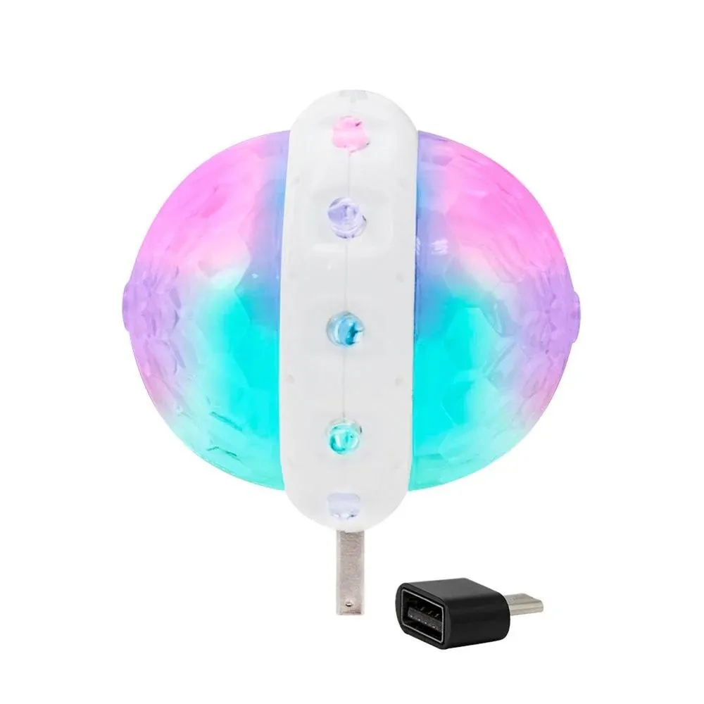 Mini Foco Con Luces Led Adaptador De Usb A Tipo C
