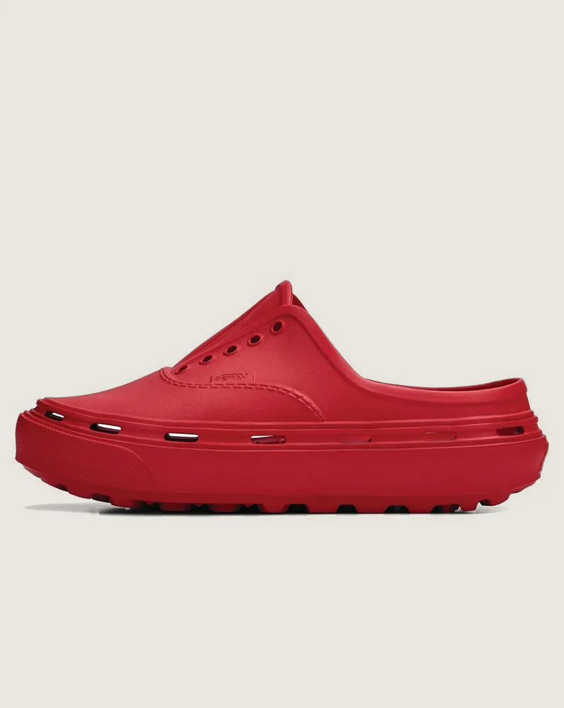 Sandalias Authentic Mule Rojo QIZQ