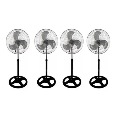 Kit de 4 Ventiladores de Pedestal 3 en 1 Techo Base Piso