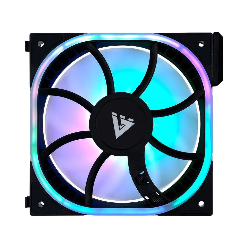 GAME FACTOR FG500-BK Ventilador Modular Gamer ARGB Micro-Controlador 1