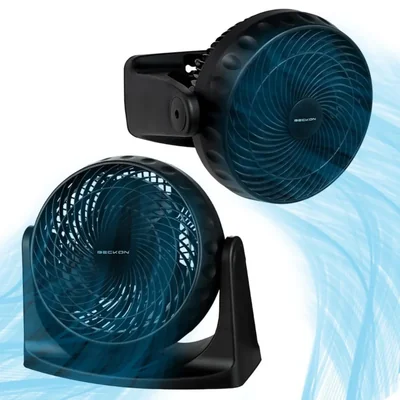 Ventilador de Piso Turbo 20 cm *2 en 1* escritorio pared con Alta pote