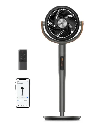 Dreo - Ventilador inteligente para recámara, ventilador de piso silenc