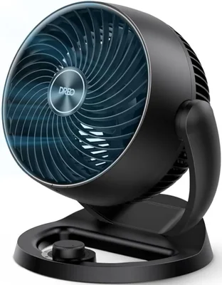 DREO Ventilador de Escritorio para Habitación, Ventilador Portatil con