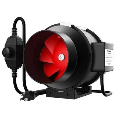Ventilador de conducto en línea VIVOSUN R6 15 cm 390 m³/h con controlador de velocidad