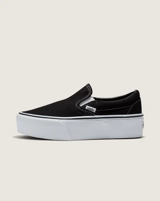 Tenis Slip-On con plataforma Negro RBMX