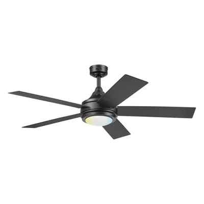 Coolfan Ventilador de Techo Luz LED 52 Pulgadas Apto para Exterior