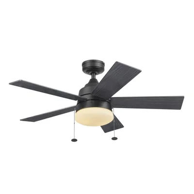Coolfan Ventilador de Techo Luz LED 44 Pulgadas, Apto para Exteriores