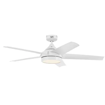 Coolfan Ventilador de Techo Luz LED 52 Pulgadas, Apto para Exterior